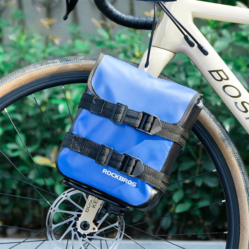 Fahrradgepäckträger für Taschen an der Fahrradgabel – schwarz 8
