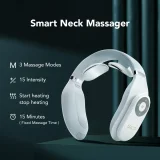 SKG 4098E bijeli TENS/EMS masažer za vrat s kompresijom 6