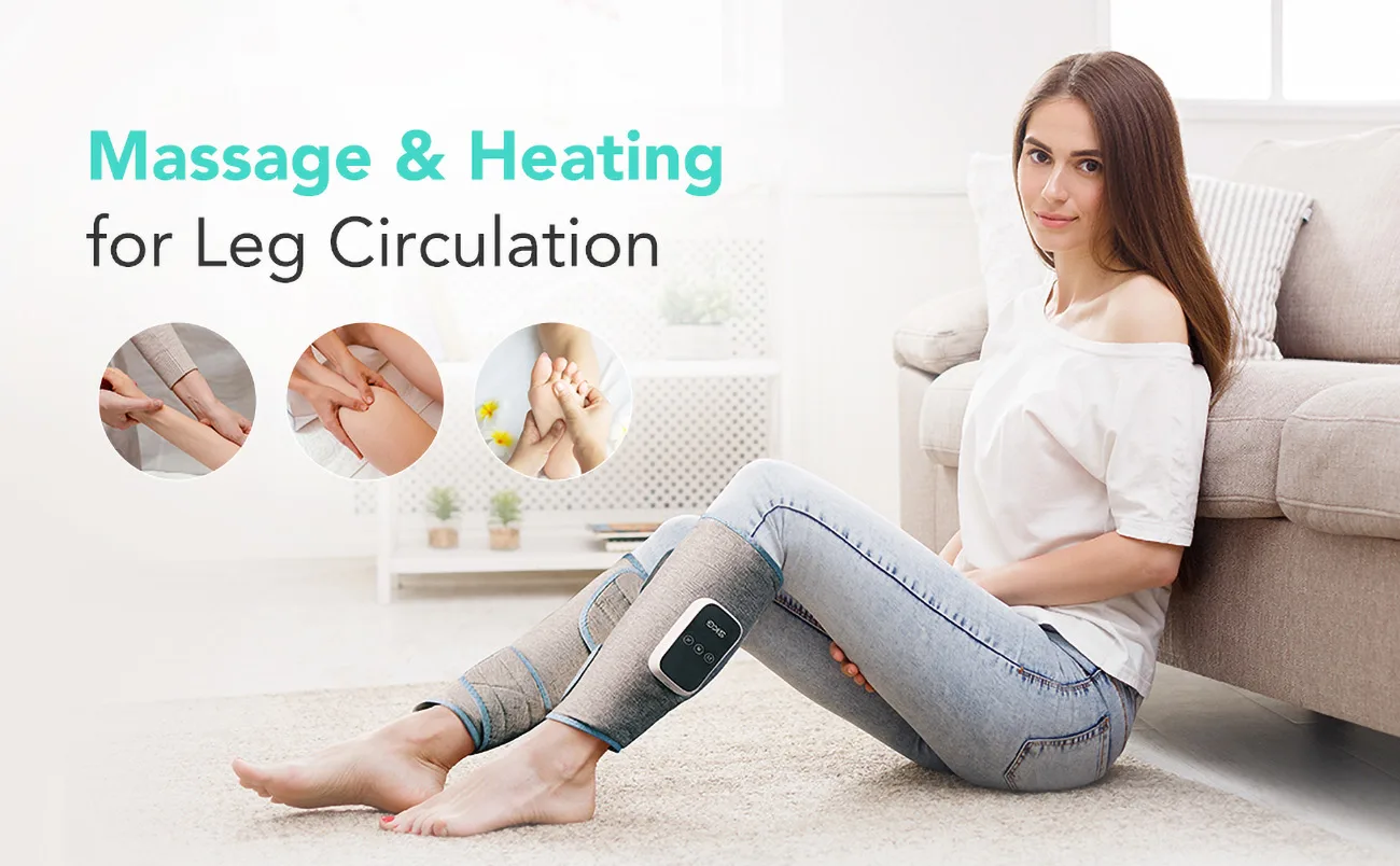 2x SKG BM3-E Calf Massager with Heating Pad - Gray 10