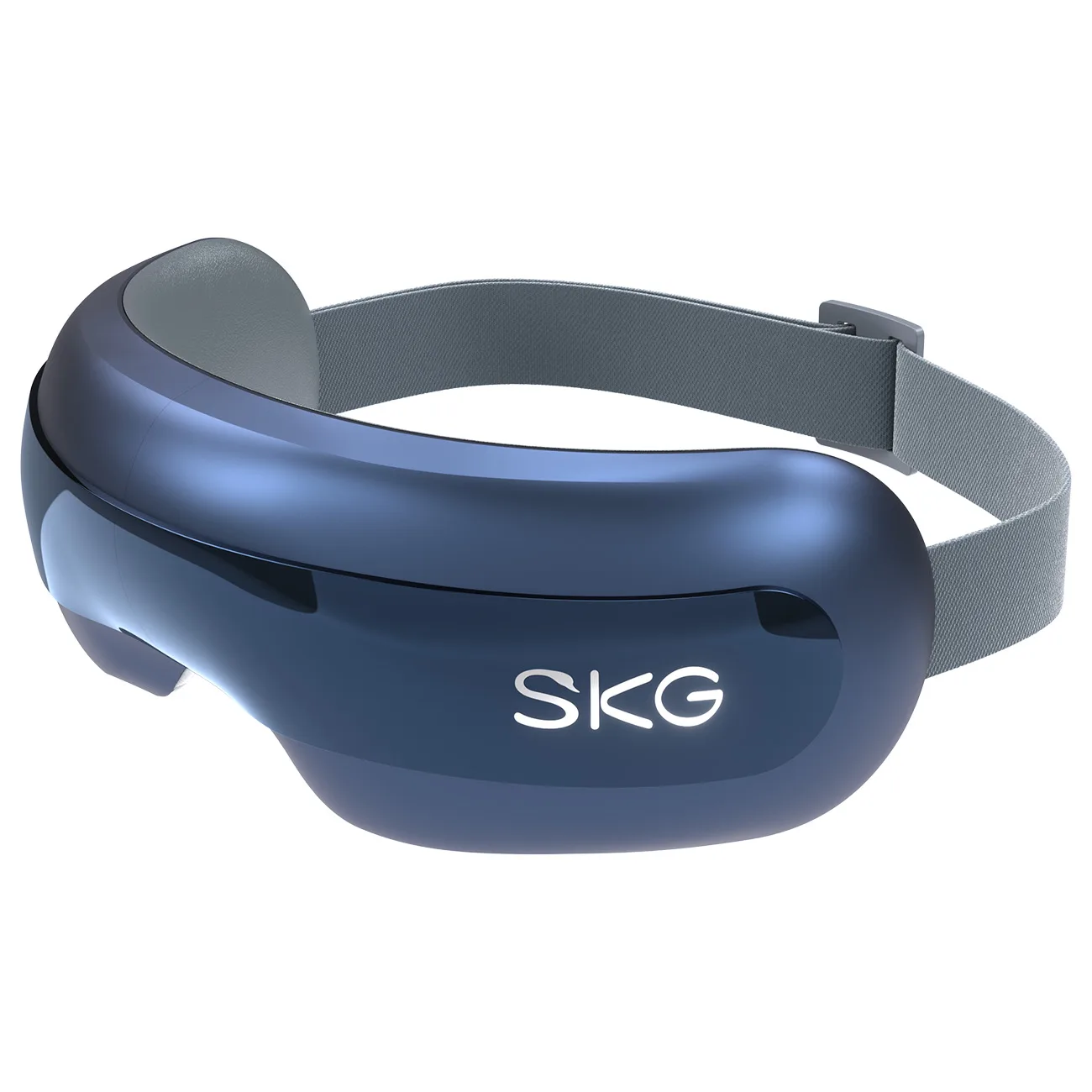 SKG E3 Pro szem- és halántékmasszírozó ablakkal, kék
