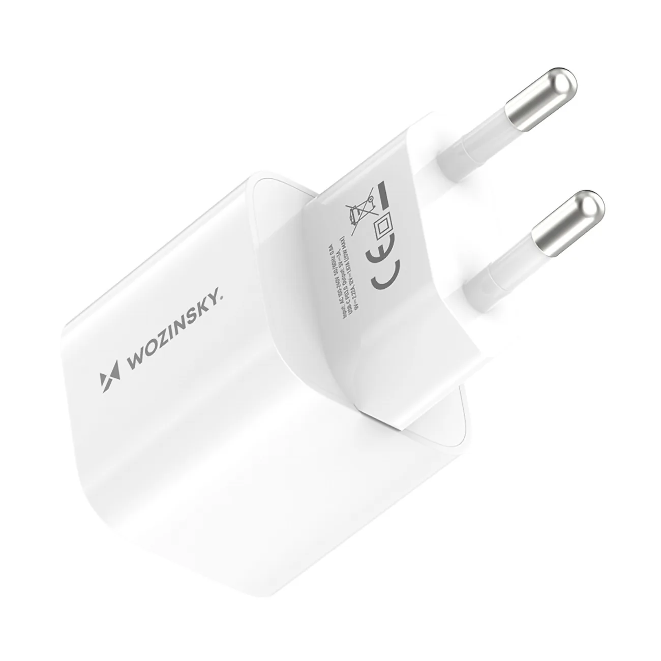 Încărcător de perete PD USB-C 20W 100-240V, alb 3