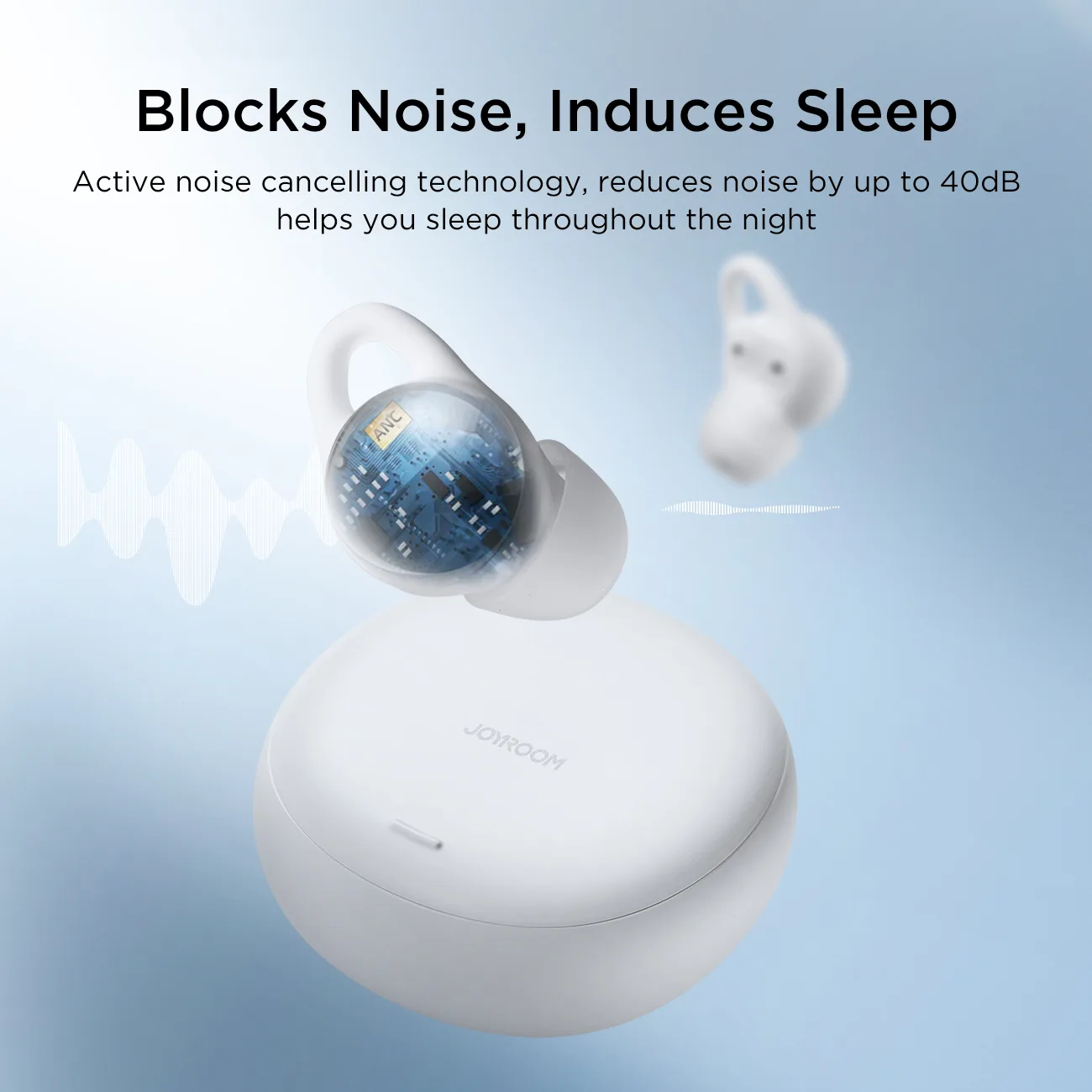 Słuchawki bezprzewodowe TWS Cozydots Series z aktywną redukcją szumów Bluetooth 5.3 białe 3