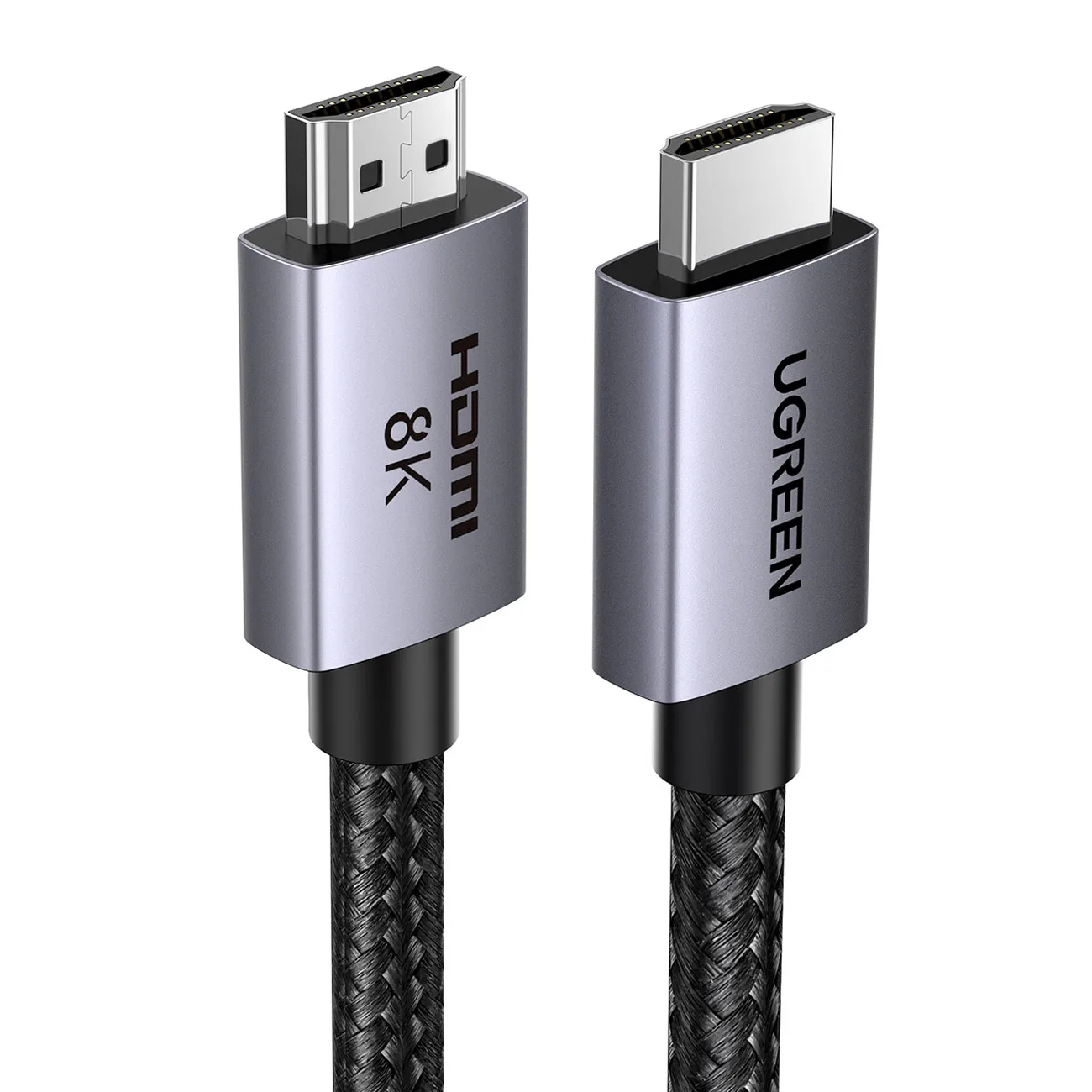 HDMI 2.1 8K Ultra High Speed tanúsítvánnyal rendelkező kábel, 1 m, szürke