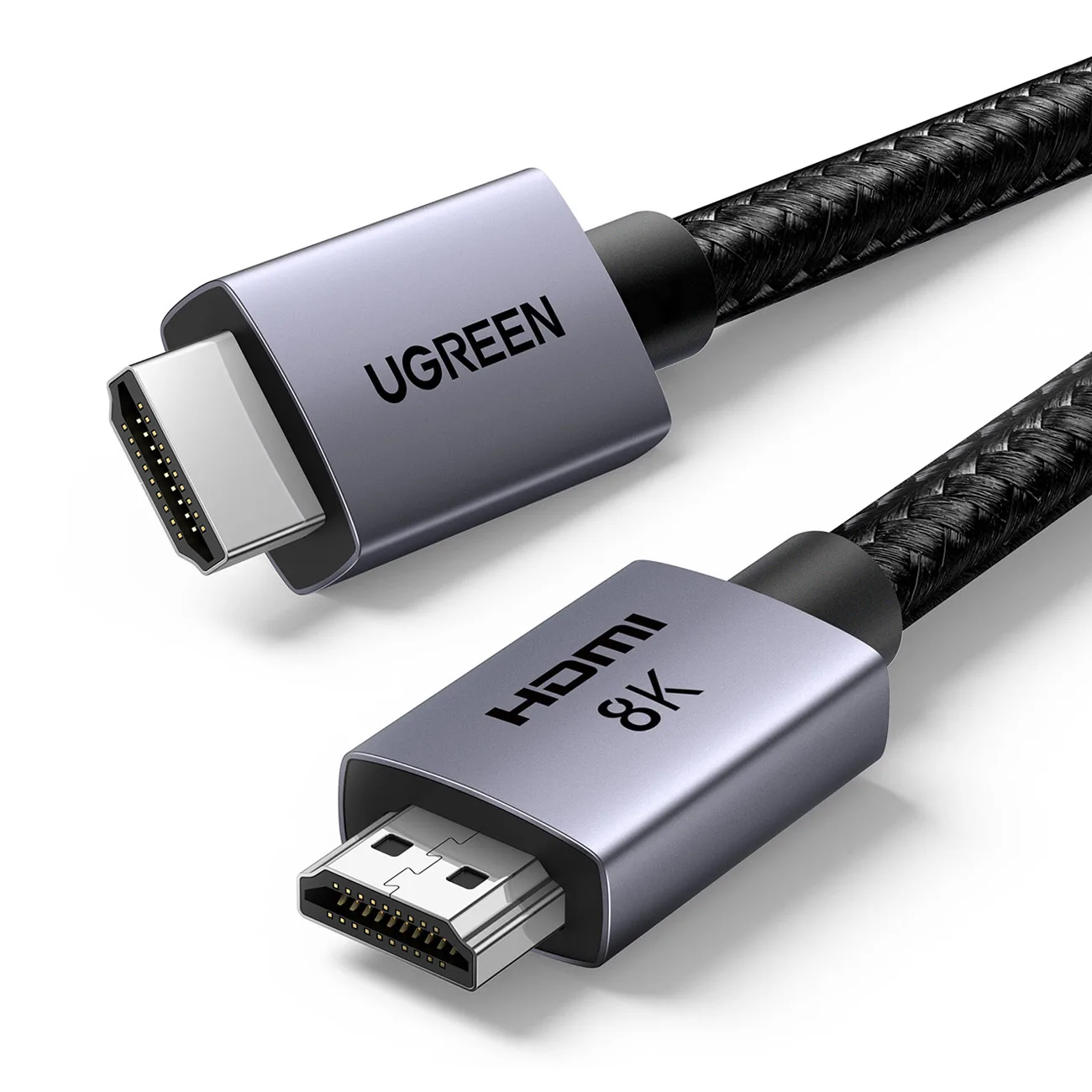 HDMI 2.1 8K Ultra High Speed tanúsítvánnyal rendelkező kábel, 1 m, szürke 3