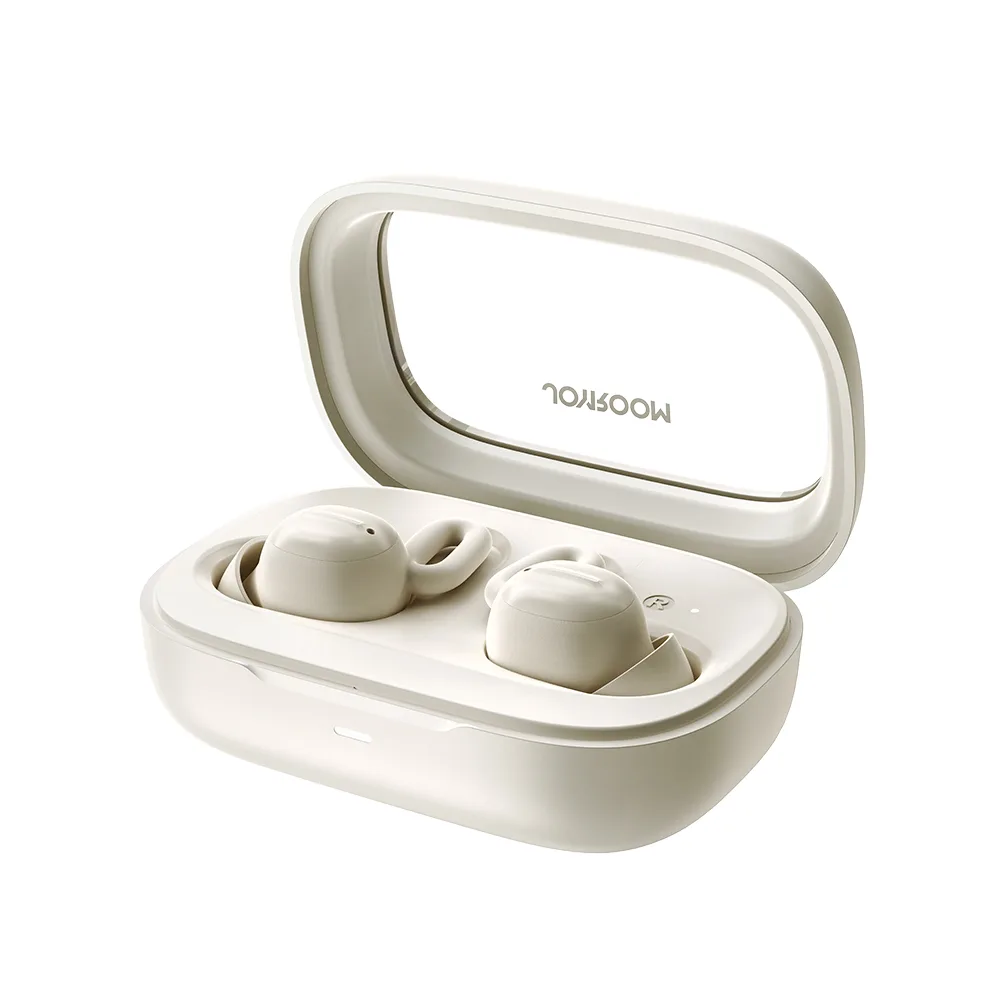 Bezdrôtové slúchadlá do uší Cozydots Series TWS s technológiou Bluetooth 5.3 a potlačením hluku, biele 4