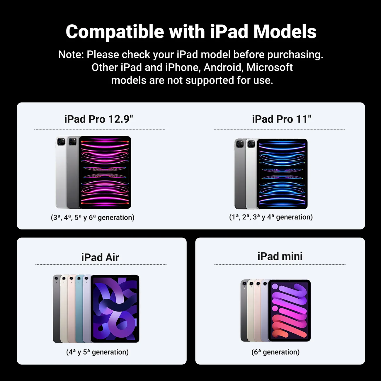 Fehér vezeték nélküli töltő toll iPad táblagépekhez 7
