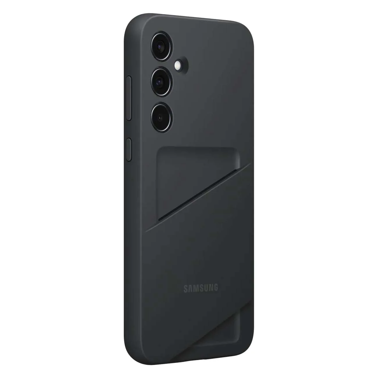Oryginalne etui Card Slot Case z kieszenią na karty do Samsung Galaxy A35 czarne 2