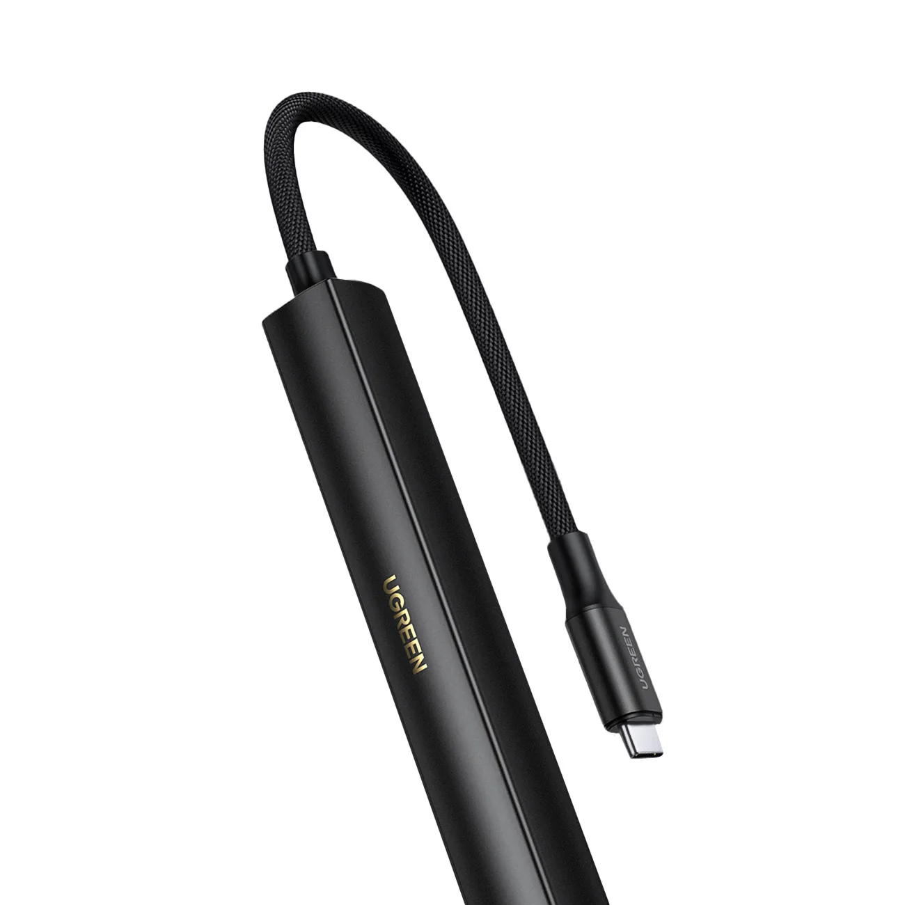 Fejhallgató-erősítő, USB-C–3,5 mm-es mini jack adapter, fekete 2
