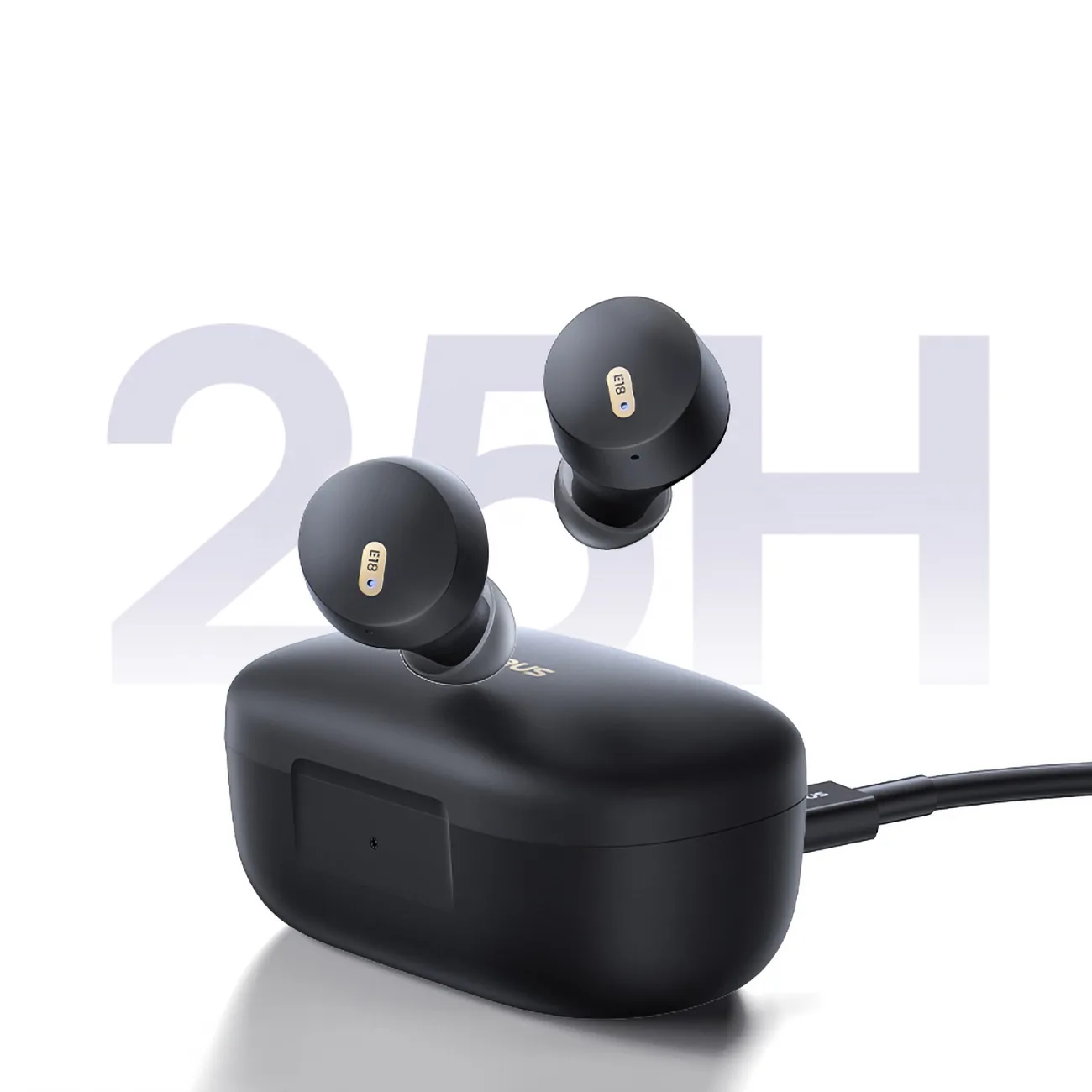 Słuchawki bezprzewodowe Bowie E18 TWS ENC IPX4 USB-C czarne 9