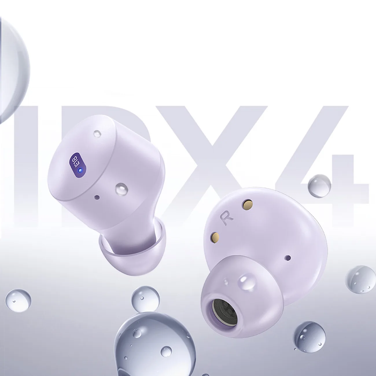 Bowie E18 TWS ENC IPX4 USB-C Wireless Earbuds, Purple 10
