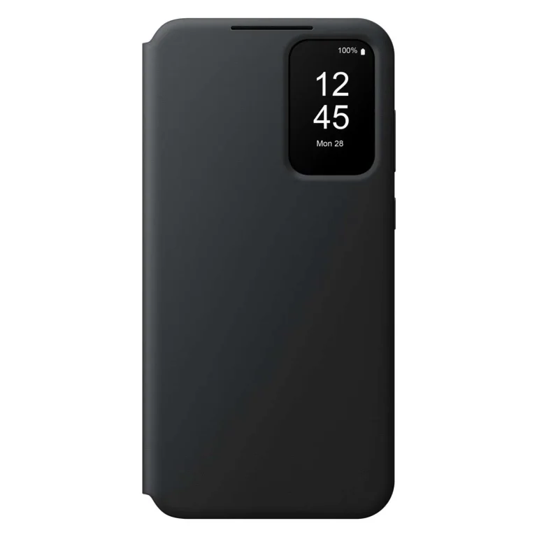 Eredeti Smart View Wallet flip tok Samsung Galaxy A35-hez, fekete