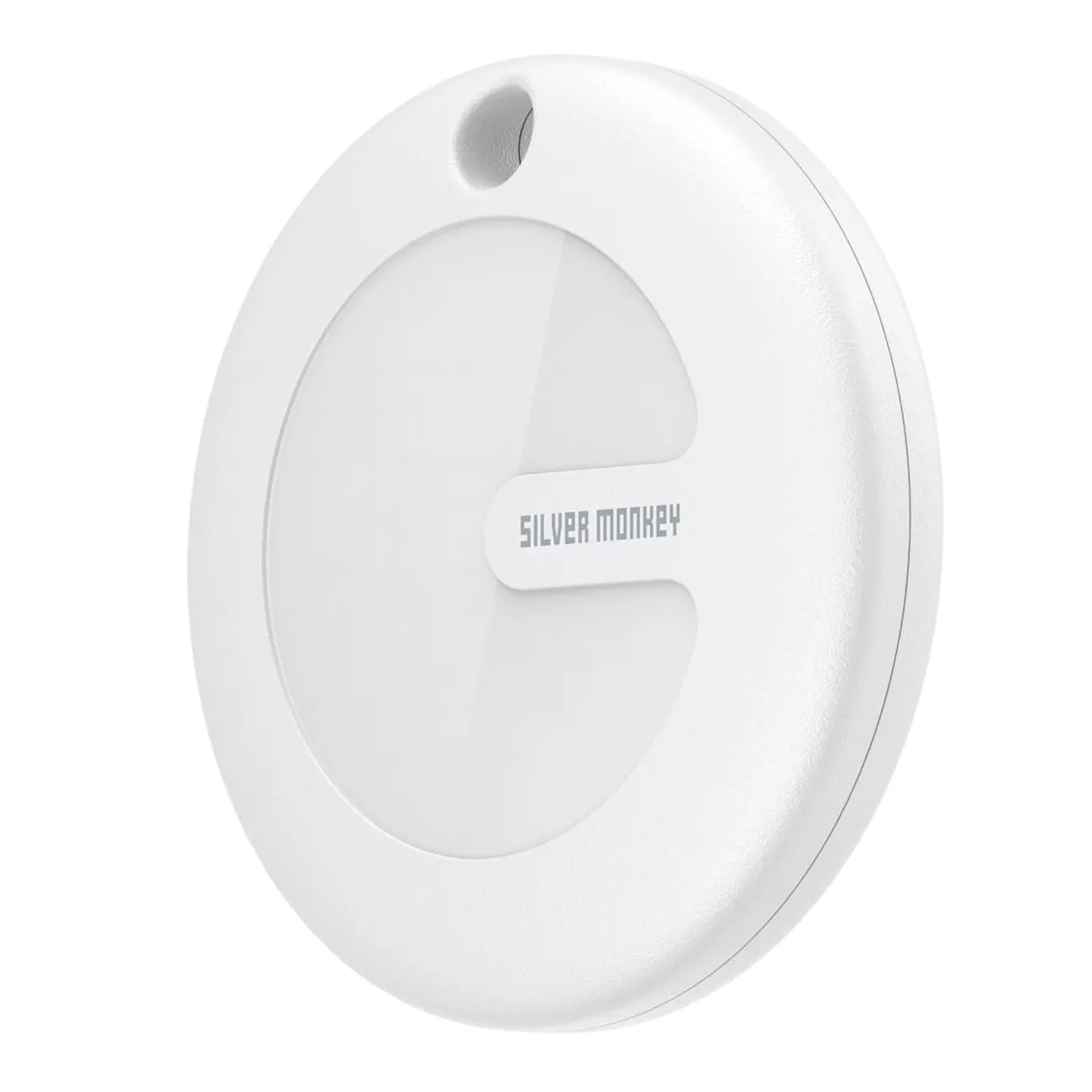 Az Apple Find My alkalmazással kompatibilis címkereső, Bluetooth 5.2, 100 m hatótávolság, fehér
