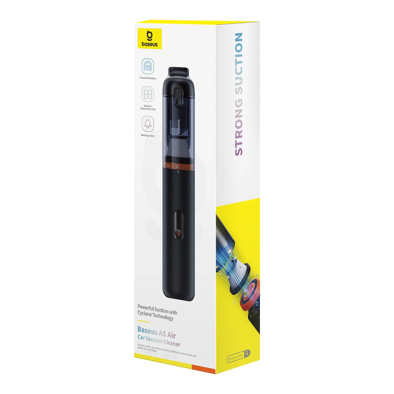 Aspirator auto BASEUS A5 Air 12000Pa 90W - negru 10