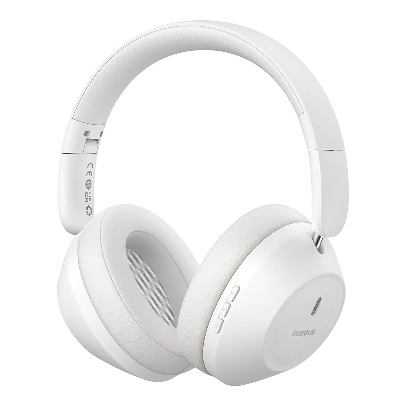 Bass 30 Max Bluetooth 5.3 vezeték nélküli, fülre helyezhető fejhallgató – fehér