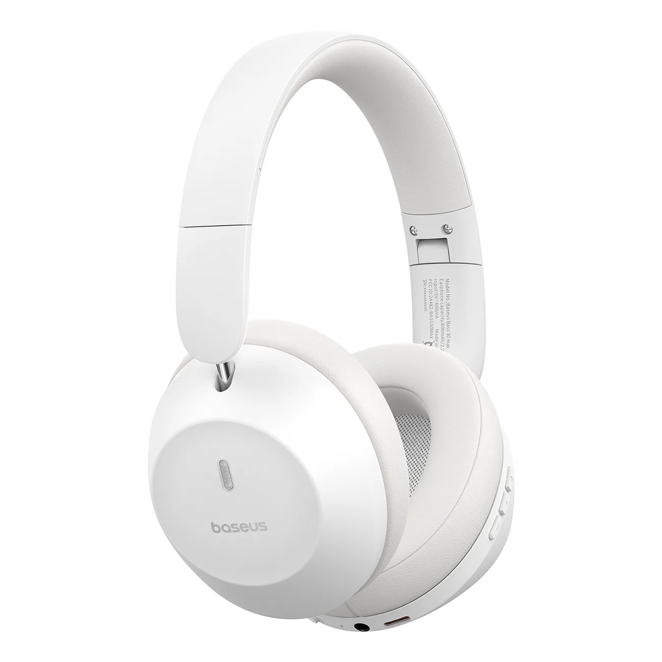 Bass 30 Max Bluetooth 5.3 wireless over-ear headphones - white 4