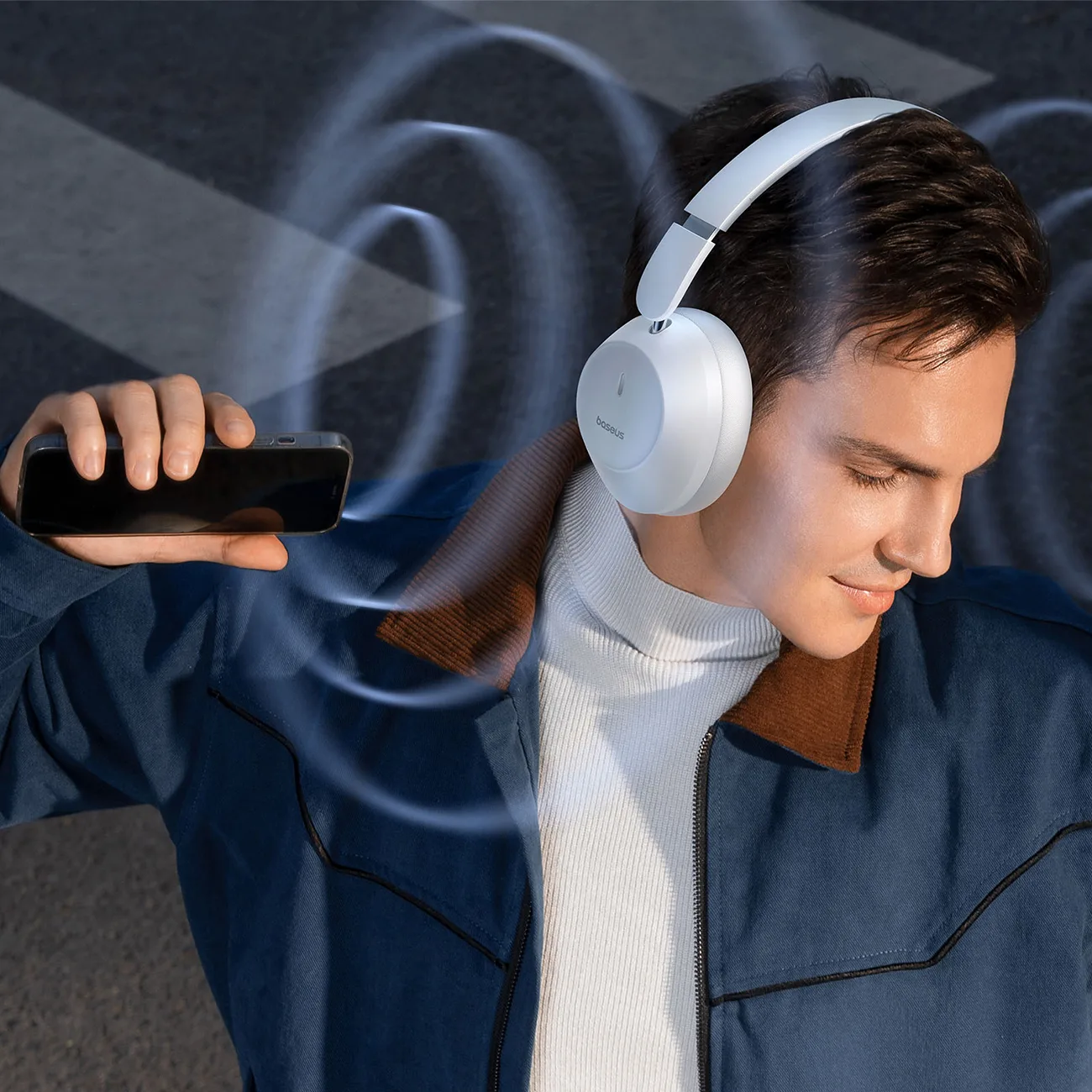 Bass 30 Max Bluetooth 5.3 wireless over-ear headphones - white 9