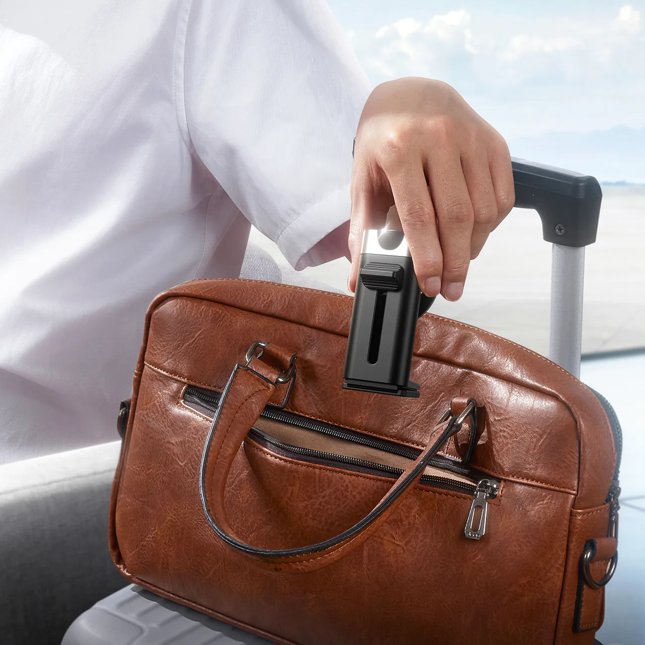 Magnetischer Handyhalter für Smartphones bis zu 7,0 Zoll – schwarz 11