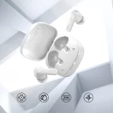 Bowie E19 TWS bežične slušalice za uho s USB-C priključkom - bijele 10
