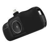 Mini power bank de 5000 mAh și 15 W cu încărcător Lightning pentru iPhone și Apple Watch - Negru 2