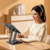 SET Suport pentru laptop din aluminiu 360° + suport pentru smartphone - negru 6