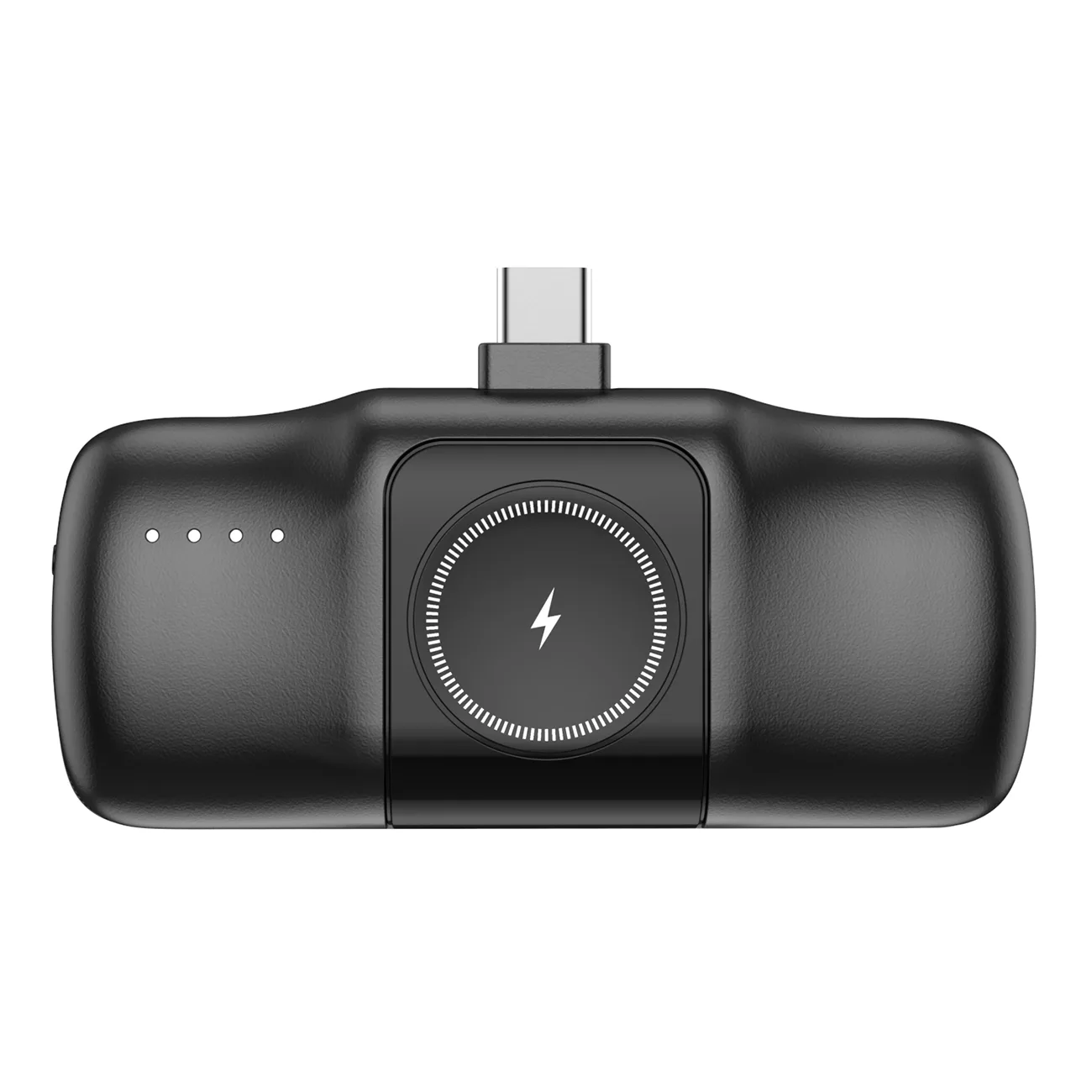 Mini-baterie externă USB-C de 5000 mAh și 15 W cu încărcător pentru Apple Watch – Negru 6