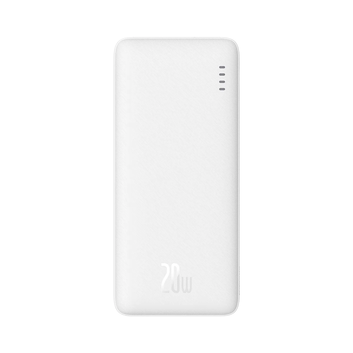 Airpow 20 W 10000 mAh Powerbank mit 30 cm USB-A-zu-USB-C-Kabel – Weiß 2