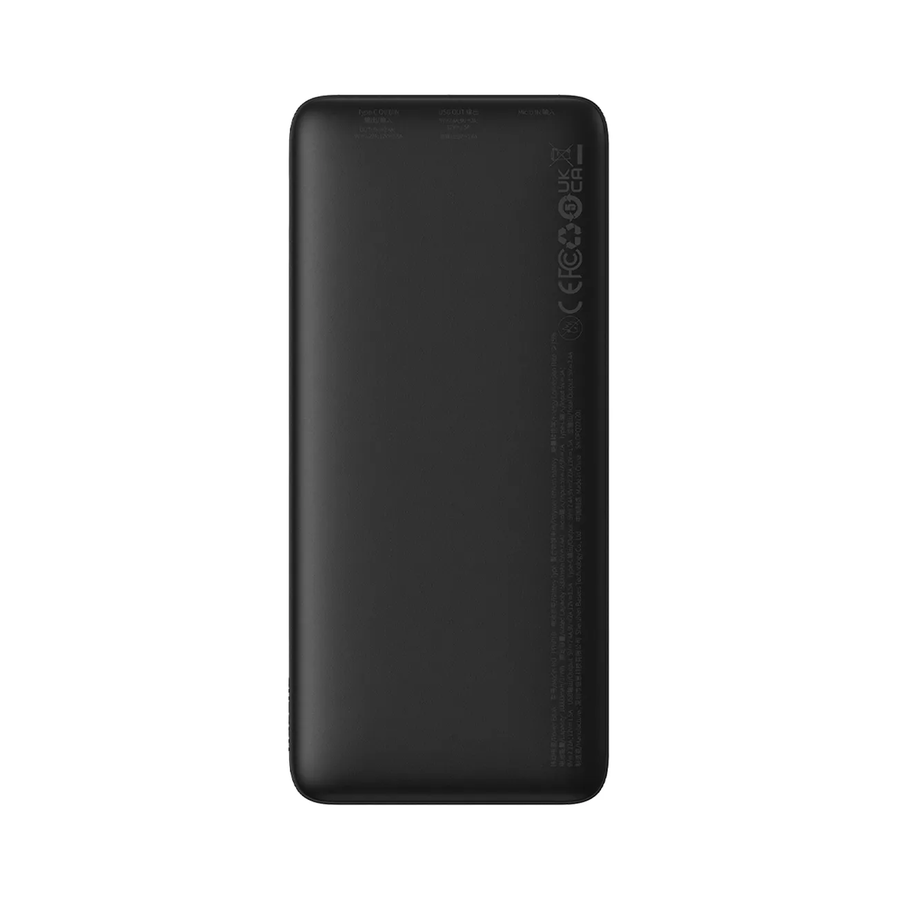 Airpow 20 W-os, 10 000 mAh-s powerbank 30 cm-es USB-A–USB-C kábellel – fekete 2
