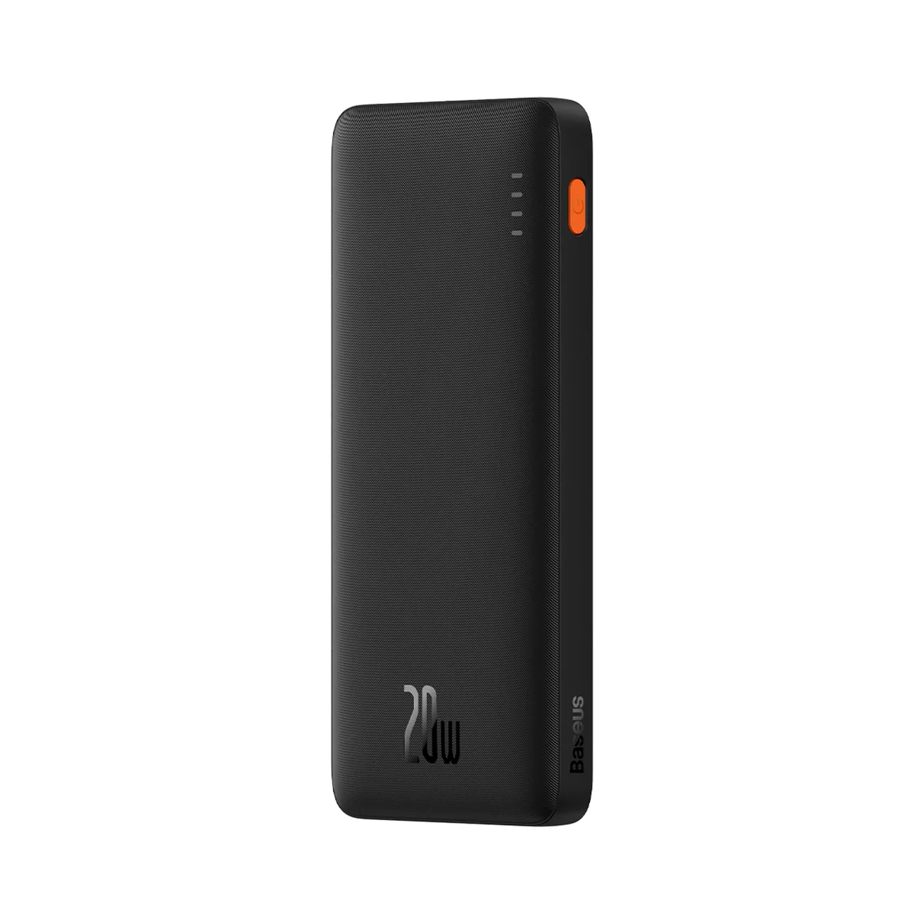 Airpow 20 W-os, 10 000 mAh-s powerbank 30 cm-es USB-A–USB-C kábellel – fekete 6