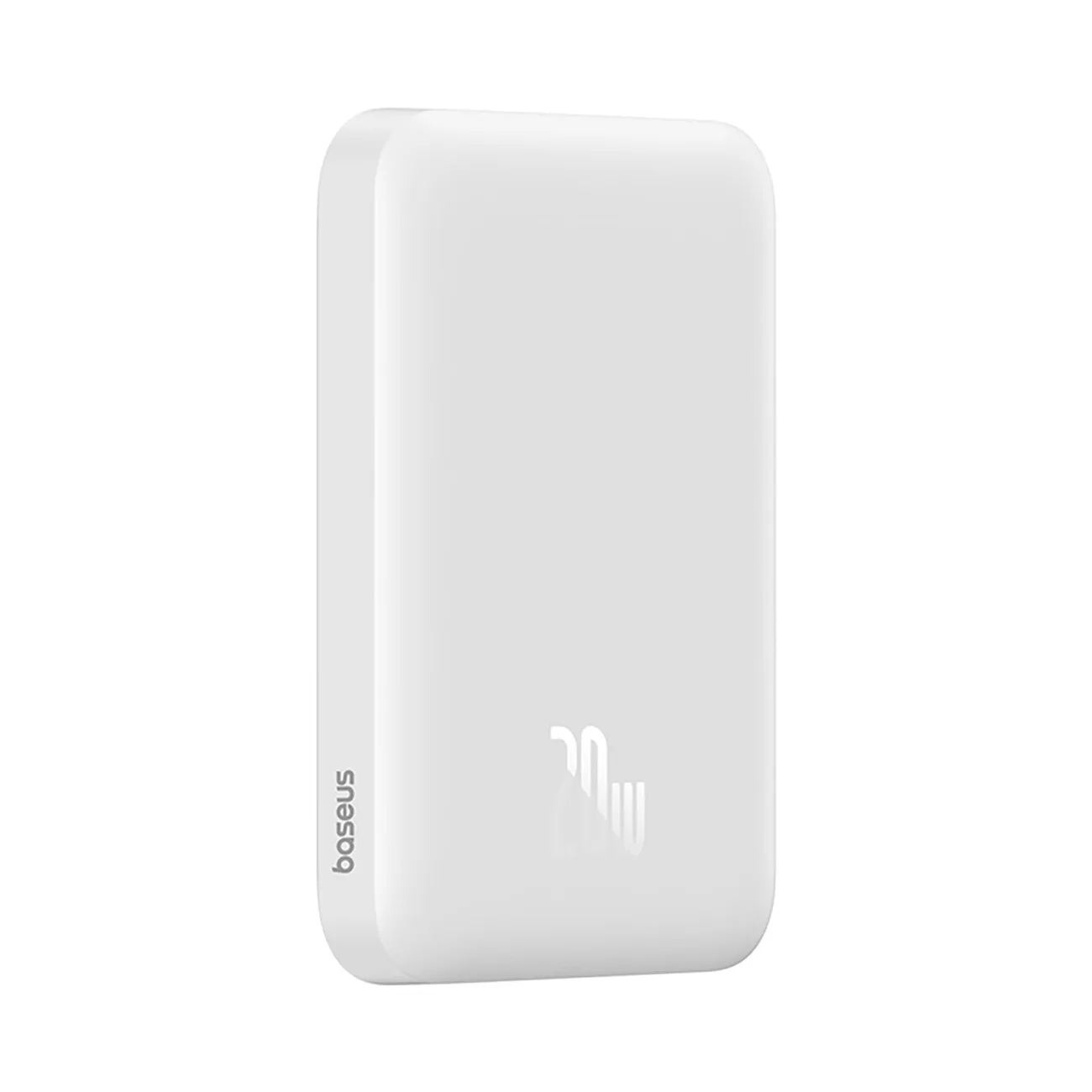 6000 mAh magnetická mini powerbanka Air 20 W s káblom USB-C – biela 5