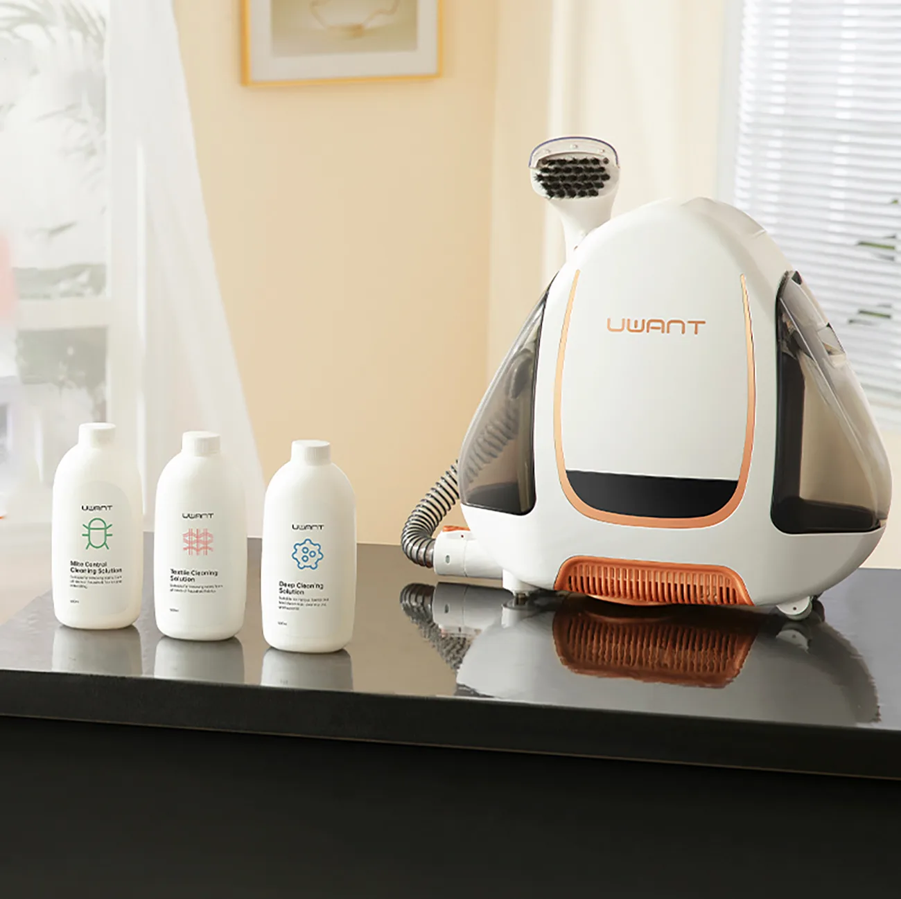 12000Pa 450W Self-Cleaning B100-S Carpet Cleaner - White 11