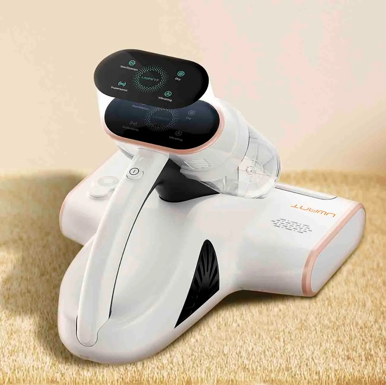 Aspirator UV pentru saltele pentru persoanele alergice + îndepărtarea acarienilor cu ultrasunete 500 W M300 - Alb 3