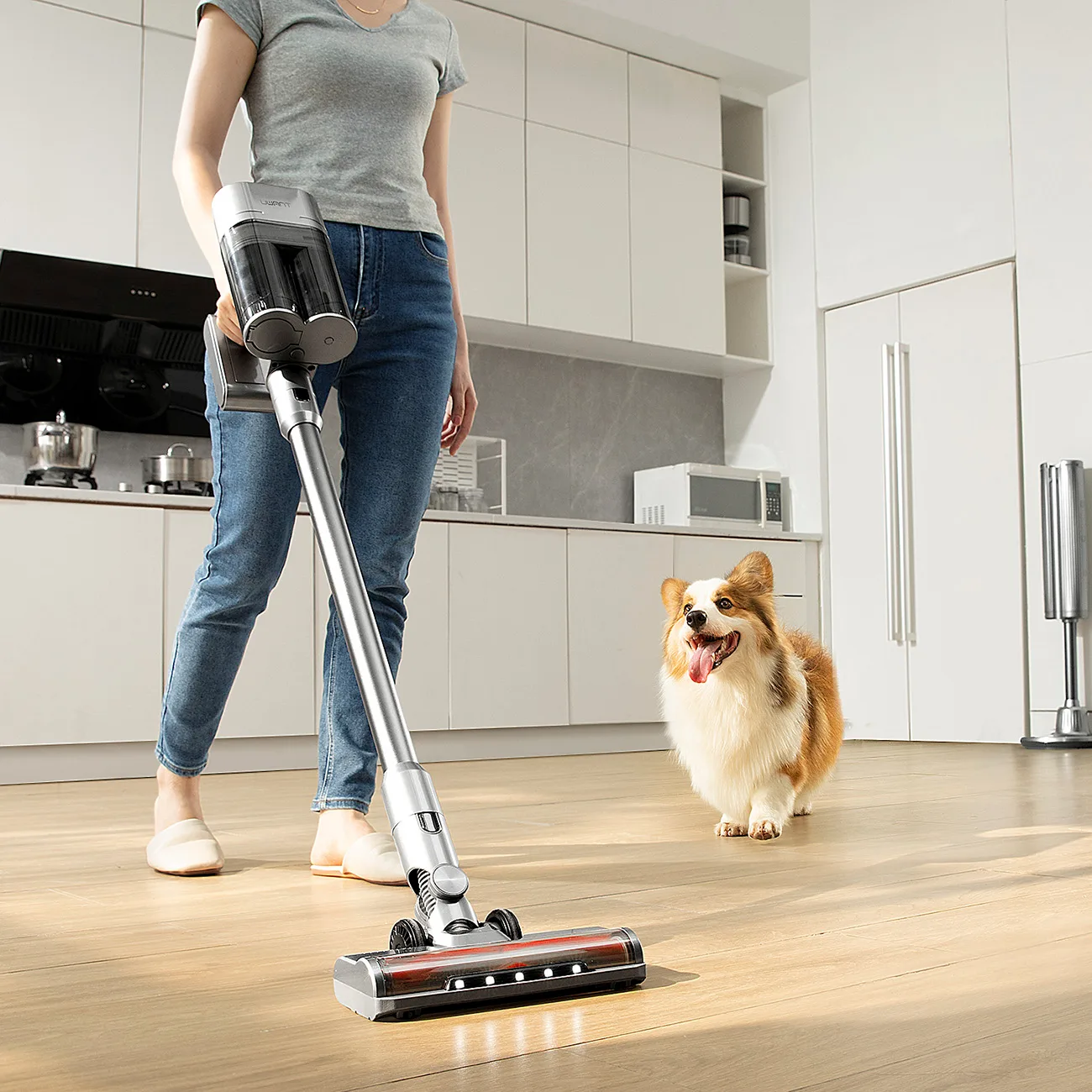 50 kPa HEPA V100 Multi-Function Cordless Vacuum Cleaner - Gray 11