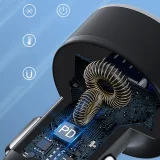 Ładowarka samochodowa z wyświetlaczem 50W 2xUSB-C i 2xUSB-A - czarna 6