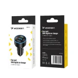 Ładowarka samochodowa z wyświetlaczem 50W 2xUSB-C i 2xUSB-A - czarna 9