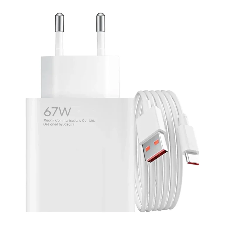 Xiaomi 67 W 6,2 A USB-A fali töltő USB-C kábellel – fehér