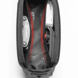 Páncélozott kerékpárváz-táska telefon vagy GPS-hez való zsebbel, 1,7 l + fedél - fekete 3