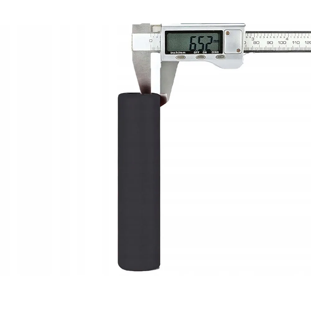 Silikonschaum-Lenkergriffe, 22 mm Durchmesser – schwarz 2