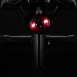 Lumină spate pentru bicicletă Q1, LED stroboscopic cu 7 culori + cablu USB-C la USB-A - negru 4