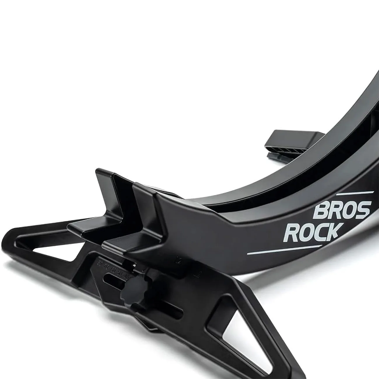 Suport pentru roata bicicletei cu lățime reglabilă (3–8 cm) – negru 2