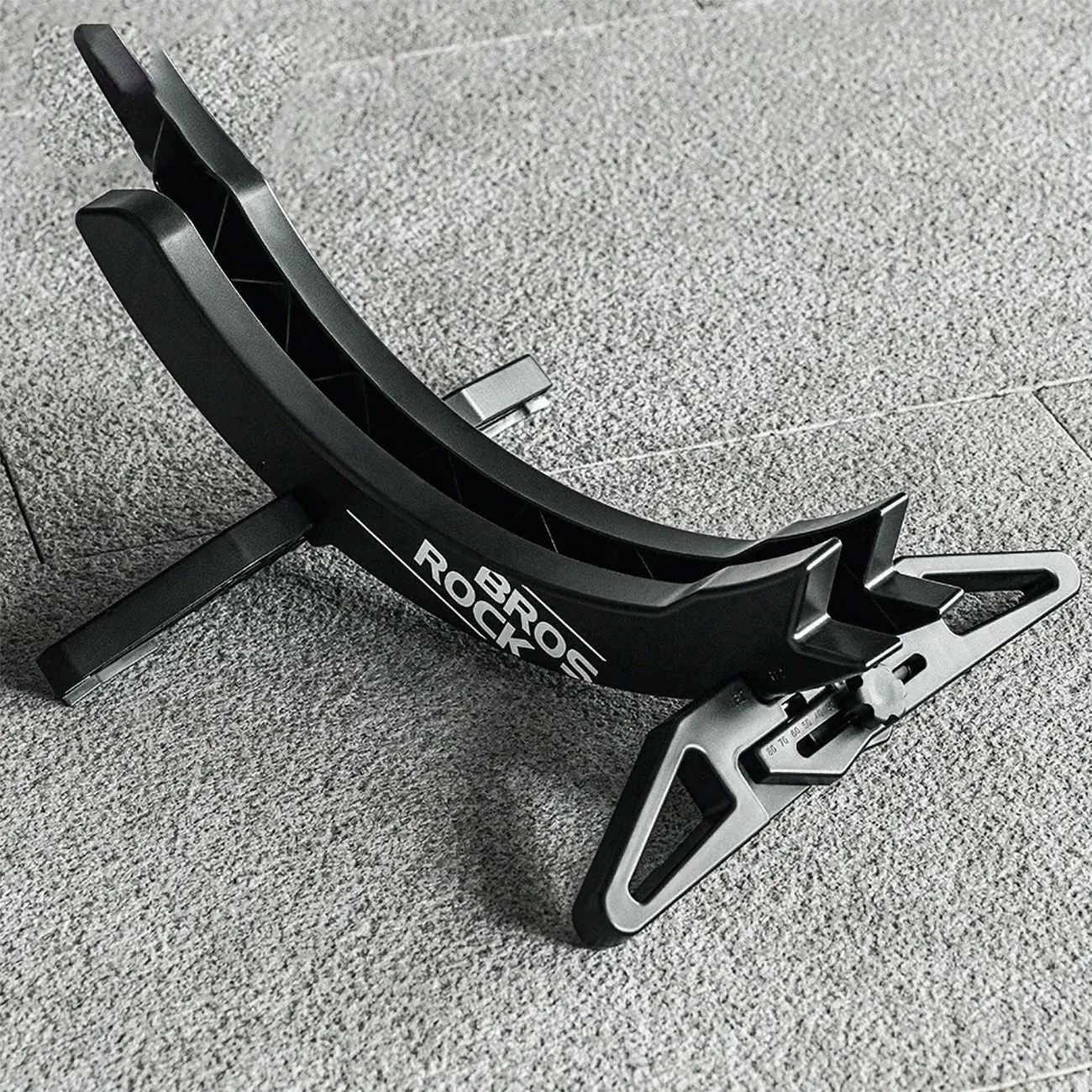 Suport pentru roata bicicletei cu lățime reglabilă (3–8 cm) – negru 7