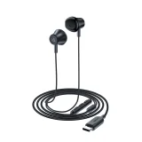 Căști intraauriculare cu conector USB-C, microfon și telecomandă, cablu de 1,2 m - negru 4