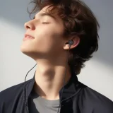 Căști intraauriculare cu conector USB-C, microfon și telecomandă, cablu de 1,2 m - negru 7
