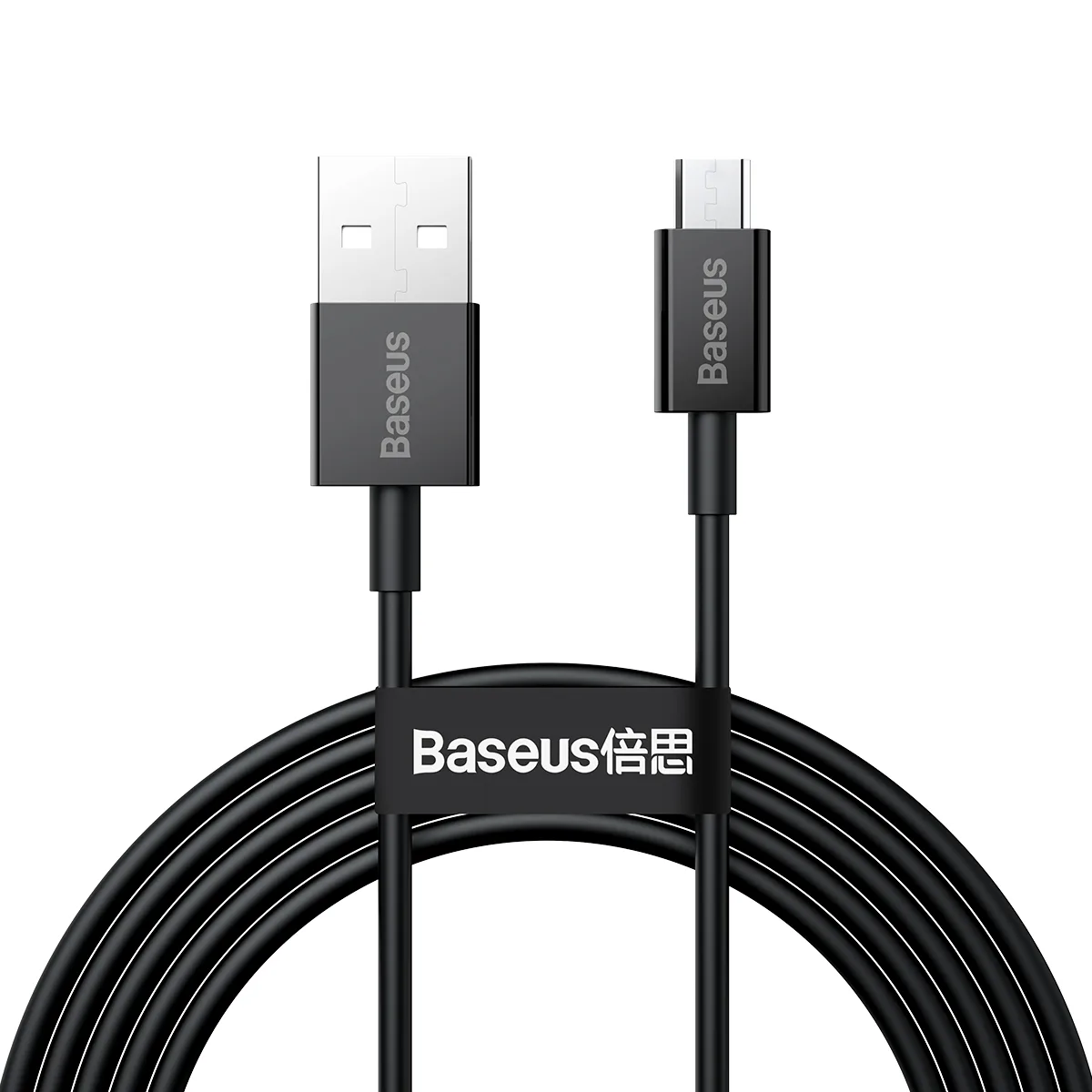 Superior USB-A – micro USB kábel 2A 2 m – fekete
