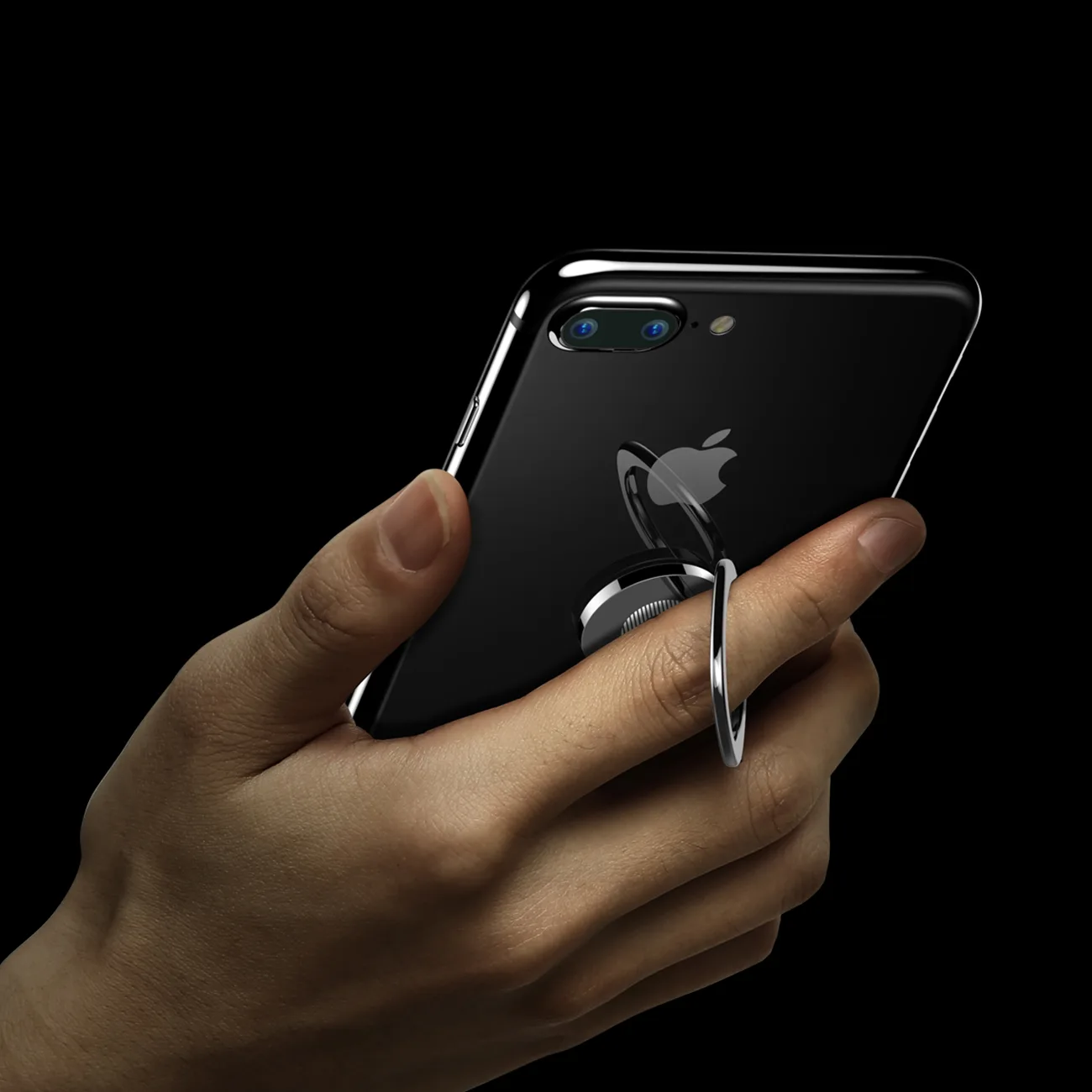 Privity Ring Magnetic Phone Holder with Stand Function - Black 5