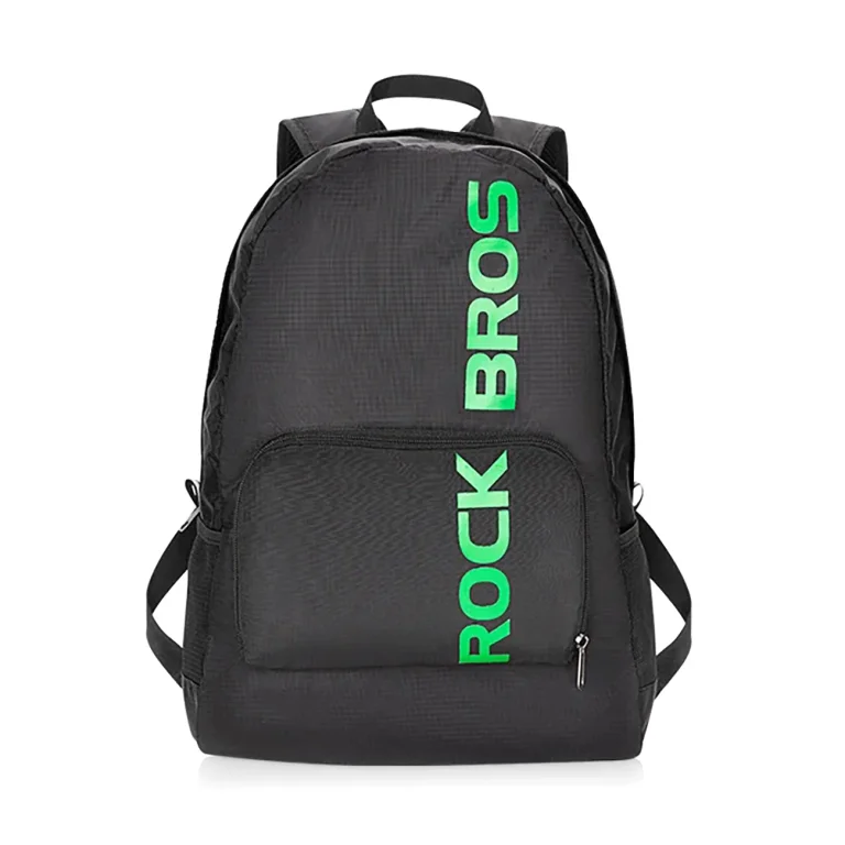 Vízálló, összecsukható sport hátizsák 46,5x38 cm, 18 l – fekete