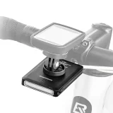2-v-1 predné svetlo na bicykel s výkonom 150 lm pre montáž pod riadidlá s powerbankou 5000 mAh, IPX6 – čierne