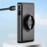 2-v-1 predné svetlo na bicykel s výkonom 150 lm pre montáž pod riadidlá s powerbankou 5000 mAh, IPX6 – čierne 7
