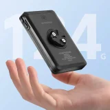 2-v-1 predné svetlo na bicykel s výkonom 150 lm pre montáž pod riadidlá s powerbankou 5000 mAh, IPX6 – čierne 9