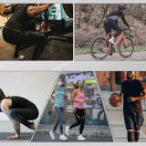 Atmungsaktive lange Radhose mit Polster XXXL – schwarz 4