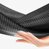 XXXL kratka biciklistička majica s patentnim zatvaračem - crna 8